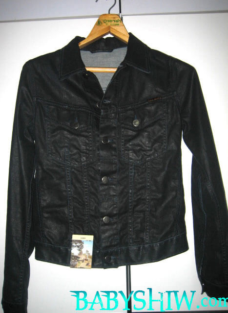 REVIEW Jacket Terry Coated Denim